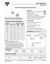 DataSheet IHLP-2525BD-01 pdf